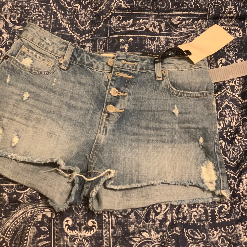 High Rise Miss Me Shorts